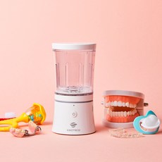 [이바이오데코] 아이크린 다용도 세정기(틀니 노리개 유아용품 교정기 등)+쇼핑백포함 선물 추천