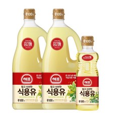 해표 식용유 1.8L x 2개 + 식용유 500ml x 1개