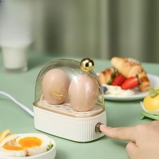 계란 찜기 미니 계란삶는기계 선물 간편한 다이어트, 그린