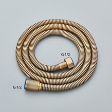 핸드 충전 삼각형 샤워 브래킷 황동 밸브 암 이중 연장 골동품 화장실 벽 튜브 믹서, 25 150cm hose