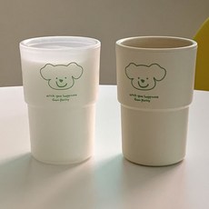 [천삼백케이] [퓨어나나컴퍼니] 당당이 텀블러, 아이보리