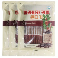아라비카 커피 쫀디기 추억의 쫀드기, 200g, 3개
