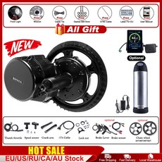 Bafang BBS01B 36V 5000W 중반 크랭크 드라이브 모터 전기 자전거 변환 키트 w/ 36V 10Ah 전기 자전거 배터리 eBike 팩 키트|Electric Bic, 44T SW102 10Ah, 1개