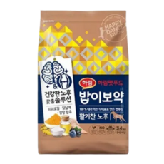 하림펫푸드 밥이보약 튼튼한 관절 강아지 사료, 시니어, 3.4kg, 1개