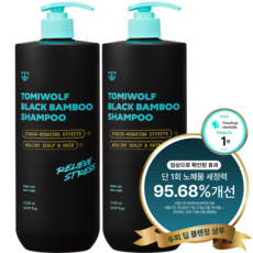 토미울프 단 1회 사용 두피 노폐물 비듬 95% 개선 임상 탈모 샴푸 애플머스크향, 2개, 1035ml