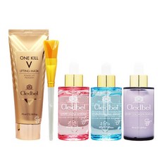 끌레드벨 원킬 브이 파워 리프팅팩 마스크 + 브러쉬 + 럭셔리 앰플 3종세트, 단일상품, 단일상품