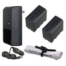 Digital Nc Sony HXR-NX5R Intelligent Batteries (2 Units) + AC/DC Trave, 상세내용참조