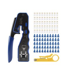 YPAY rj45 crimper 네트워크 핸드 클립 Crimper RJ12 클램프 rj, 보람 102종 세트