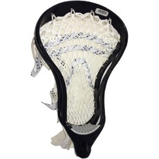 해로우 크로스보우 X Dura Mesh Lacrosse Head Strung Black with WhiteBlack String