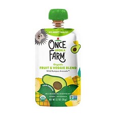 Once Upon a Farm Organic Pouch Wild Rumpus Avocado 3.2 Ounce, One Color_One Size, One Color_One Size, One Color_One Size