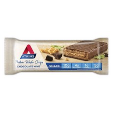 Atkins Protein 웨이퍼 칩 초콜릿 민트 5 리틀 버스 (1팩), 선택, 상세설명참조