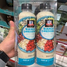 맥코믹 랜치드레싱 520 x 2입, 아이스팩 포장