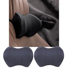 카무 차량용 메모리폼 목쿠션, 블랙