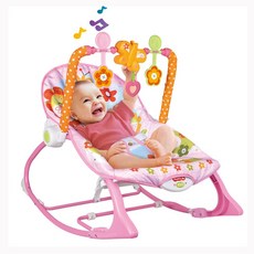 바운서 신생아 아기 흔들 의자 침대, 핑크