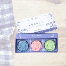 다산 천연수제비누 세트 (100g X 3개) 38세트답례품비누비누답례품명절선물세안비누세수비누비누세