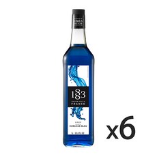 1883 블루큐라소 시럽 1000ml 6개