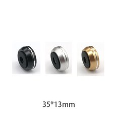 스피커 스탠드 받침대 거치대 단단한 CNC HIFI 오디오 스파이크 프리 앰프 DAC 발 패드 충격 방지 흡수기 절연 네일 다양한 크기 4 개, 02 Black