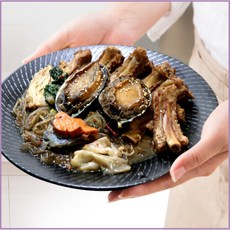 혼밥 간편식 건강식단 전복내장미역국 전복톳밥 가시리된장국 전복등갈비찜, 전복등갈비찜4세트