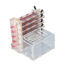 대나무 테스트 튜브 개미 개미집 키우기 둥지 아크릴 집 농장 애, 1개, A.Tube size 15-150mm