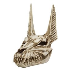 Ebros 고대 이집트 뉴시 뉴렘 Neuro-Wolf 폭스 두개골 동상 장식 6.75 높은 3D 두개골 동상 장식 Macabre 할로윈 죽음 테마 조각 하나님 조각 하나님 조각 하나님, 본상품, 본상품