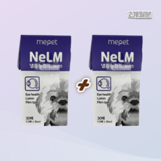  1+1 낼름 눈건강 루테인 강아지 필름 영양제 2박스 (60매) 애견 반려동물 반려견 