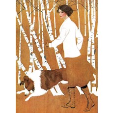 Birches Notebook: Cover art from Life Magazine October 28 1911, Birches Notebook: Cover art fr
