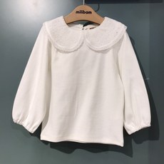 밀리밤 레이스 빅카라 티 블라우스 MLBL20T50