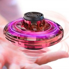 스마트 UFO 비행 볼 플라잉카드 마술 스펀지 플라잉스피너, 1개, 매력적인 레드 - 회전 가능