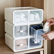 모든순간 블럭칸막이속옷정리함 (WC081CF), 16칸막이, 16칸막이