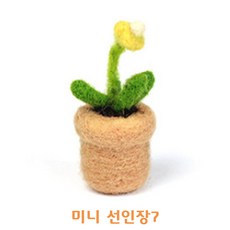 에스이제이 DIY양모펠트 100여종 니들펠트 패키지SET, 126.미니선인장7