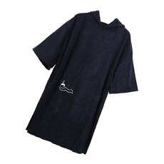 STK남성 여성 긴 소매 비치 서핑 판쵸 후드 목욕 가운 한 사이즈의 소송 전체