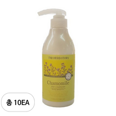 더허브스토리 캐모마일 헤어컨디셔너 꽃향, 500ml, 10개
