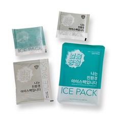 태인유통 미니아이스팩 완제품 친환경 얼음꽁꽁 소형 아이스팩 휴대용, 얼음꽁꽁소형-5개, 1개