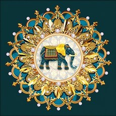 보석십자수코끼리