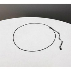 블랙체인목걸이