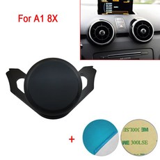 차량용 휴대폰 핸드폰 홀더 아우디 A1 8X 스포츠백 에어 벤트 클립 마운트 자동차 스타일링 GPS 스탠드 회, 03 Black, 1개