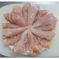 다그로푸드 안 얼린 냉장 닭안심살 10kg (1kg 2kg 소포장) 공장직영, 1kg*10팩, 10개