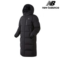 뉴발란스 액티브 구스 롱 다운 공용 패딩 자켓 NBNP943013 BK