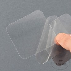 동그라미샵 사각 투명 양면 접착패드 1P 벽고정