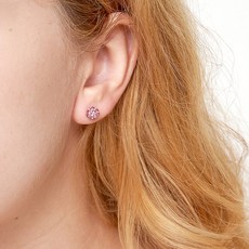 메타포제이 14k 컬러볼 큐빅볼 귀걸이_6mm