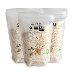 먹놀잼 국산 유기농 오트밀 450g X 3봉, 6개