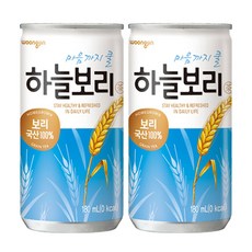 웅진하늘보리캔, 180ml, 180개