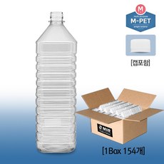 M-PET! 생수병 생수통 1500ml(사각)(154개입), 154개