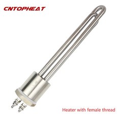 60V 1000W DC 발열체 DN25 1 "BSP 스레드 전기 관형 히터 스테인레스 스틸 침수 온수기 저항, Heater Thread, 60v 1000w BSP, 1개