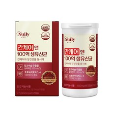 100억유산균 밀크씨슬 추출물 락토바실러스 장 간 건강 장내 유해균 억제 도움, 1개, 60정