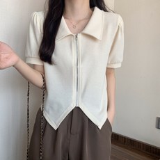 남아반팔카라니트