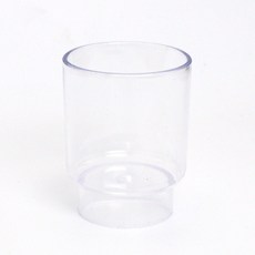 국산 투명 욕실 컵 원형 양치컵 욕실용품 욕실악세사리 칫솔컵 물컵, 1개