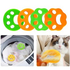 재사용할 수 있는 펫헤어 점모기, 4Pcs, random color