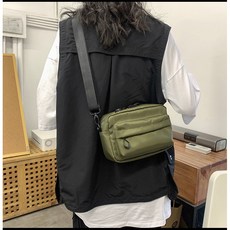 스멜모리 남여공용 방수 미니 크로스백 메신저 가방