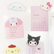 산리오 헬로키티 시나모롤 마이멜로디 폼폼푸린 쿠로미 아크릴 마그넷 냉장고 문구 자석 생일선물